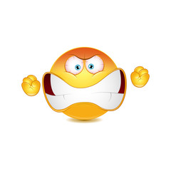 Furious emoticon