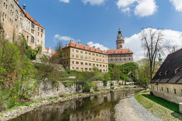 Fototapeta premium View of Cesky Krumlov of the Czech Republic