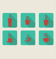Coffee flat icon