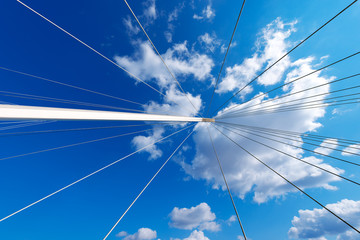 Fototapeta premium Detail of Bridge of Thaon di Revel