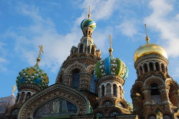 Fototapeta na wymiar Kościół w St Petersburg, Rosja