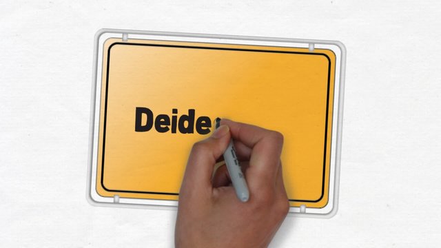 Deidesheim Ortseingangsschild Ortseingang Stadt
