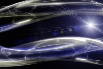 futuristic wave background design with lights