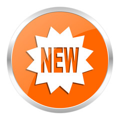 new orange glossy icon