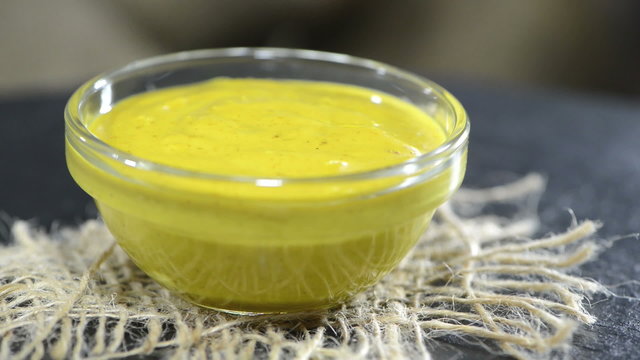 Curry Sauce in a bowl (loopable)