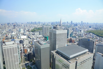 Fototapeta na wymiar 東京のビル群