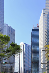 Naklejka premium 新宿のビル群