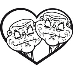 Schwule Alte Opa Liebe Herz