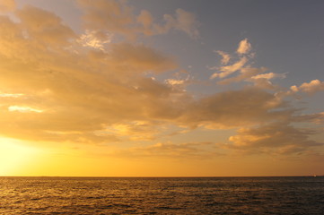 Obraz premium Sea Sunset and Cloudscape