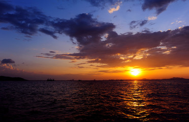 Sea Sunset and Cloudscape