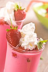 strawberry smoothie