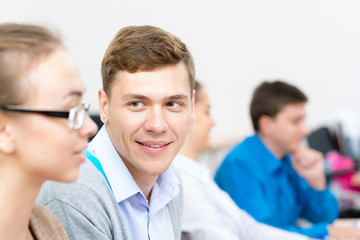 students in the classroom