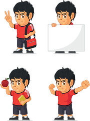 Soccer Boy Customizable Mascot 13