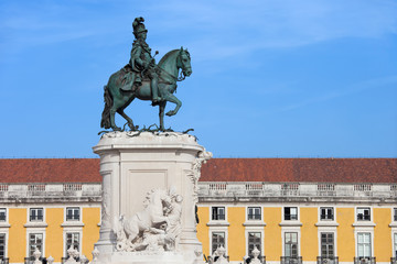 Statue of King Jose I in Lisbon