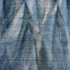 Vintage jeans texture with scuffed.