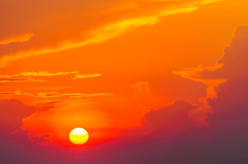 Sunset sky