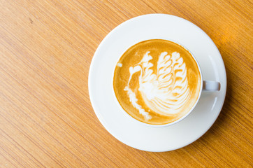 Latte coffee