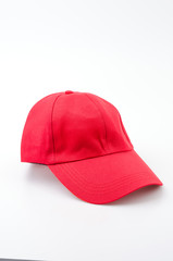 Baseball cap isolated white background