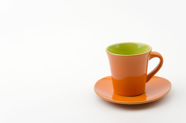 Isolated Orange mug
