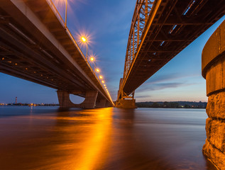 Railway Bridge. Ukraine. Kiev.
