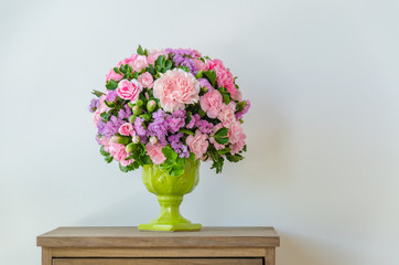 Bouquet in vase