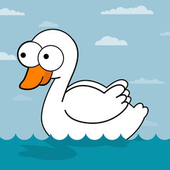 Swan Cartoon