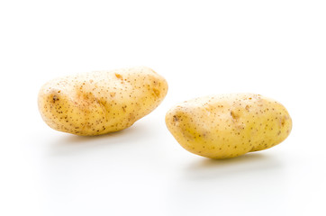 Potato isolated on white