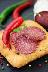 Salami, Paprika