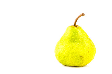 Pear isolated white background