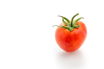 Tomato isolated on white