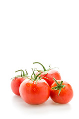 Tomato isolated on white