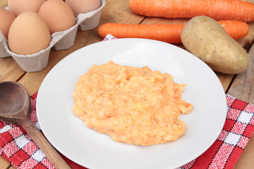 purée de carottes