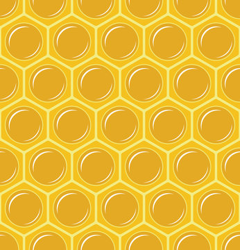 Seamless honeycomb pattern