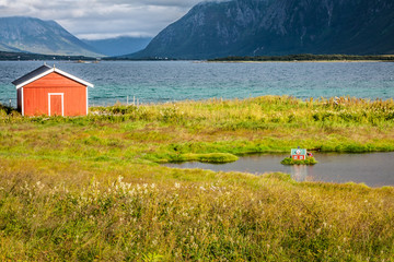 Beautiful landscape of north Norway, Scandinavia