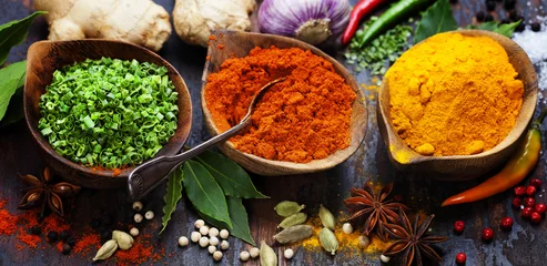 Photo sur Plexiglas Plats de repas Spices and herbs