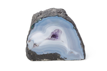 Agate blue and white