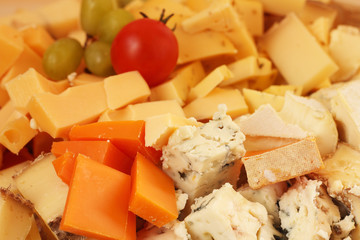 Cut cheese background