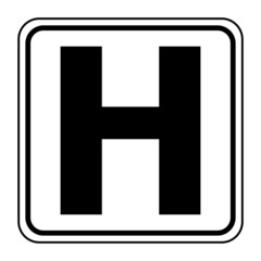 Obraz premium Logo hôtel.