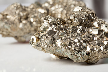 Pyrite close-up