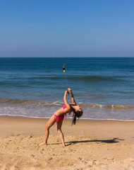 dance at the beach of Goa