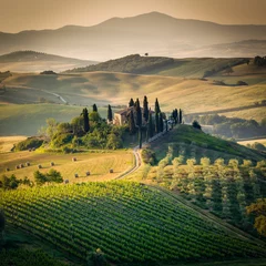 Foto op Canvas Toscane, verbazingwekkend landschap, Italië © ronnybas