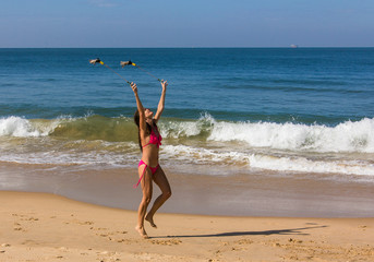 dance at the beach of Goa