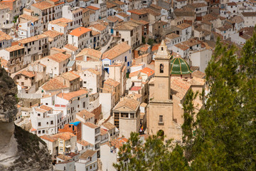 Fototapeta premium Iglesia de San Andrés. En Alcalá del Jucar (Albacete). España