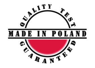 Fototapeta premium Quality test guaranteed stamp