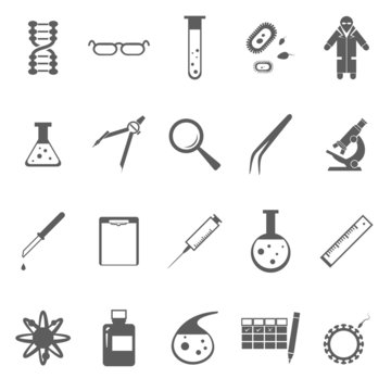 Genetic Gray Icons