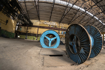 Electricity distribution hall in metal industry