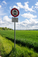 Verbot f&uuml;r Kraftr&auml;der - Landwirtschaftlich