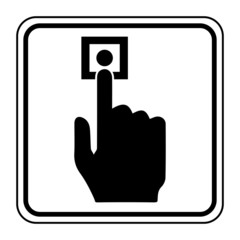 Logo alarme d'incendie.