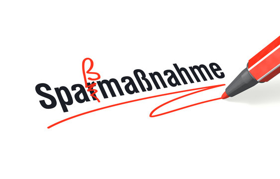 Spa&szlig;ma&szlig;nahme statt Sparma&szlig;nahme