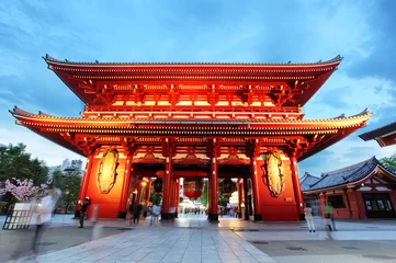 Türaufkleber Tokio – Sensoji-ji, Tempel in Asakusa, Japan © TTstudio